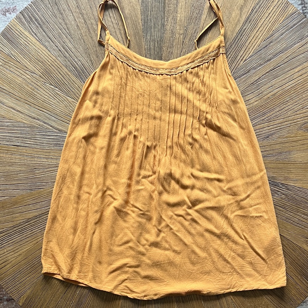 Fat Face Women's Mustard yellow Camisole Top